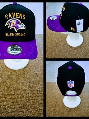 BALTIMORE RAVENS NFL FOOTBALL SNAPBACK HAT.